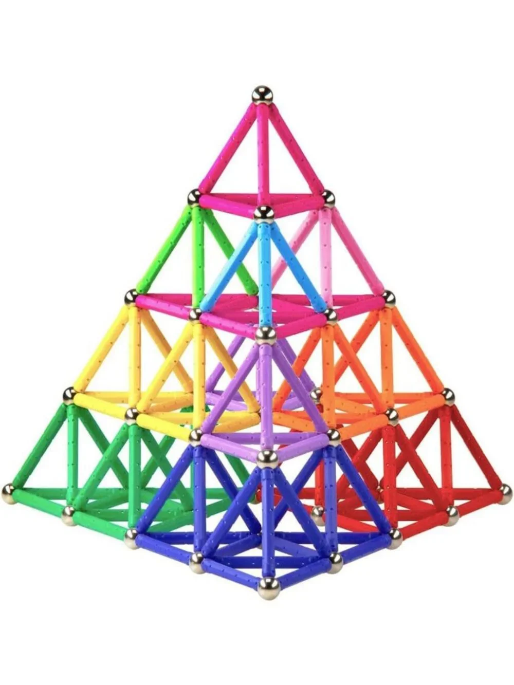 220PCS Magnetic Building Sticks Set - Non-Toxic STEM Educational Toys for Kids